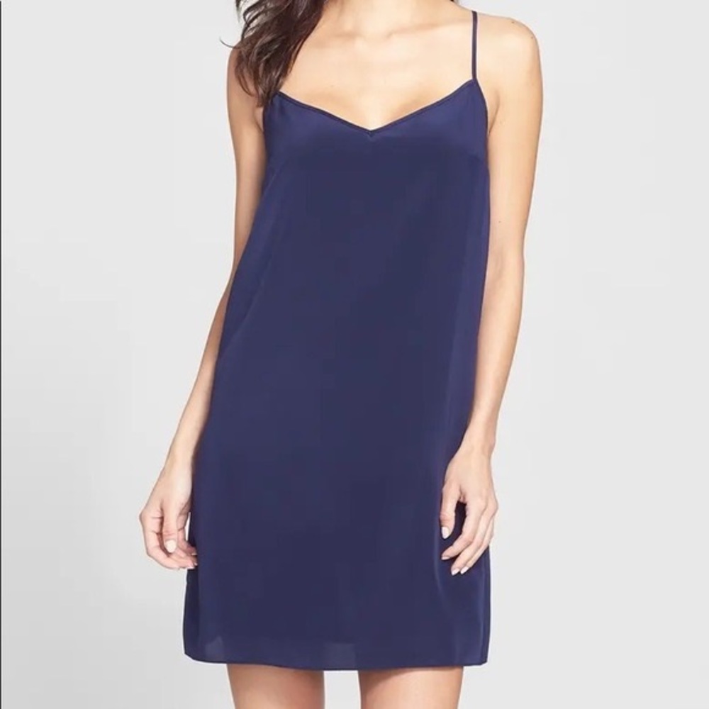 Lilly Pulitzer Navy Slip Dress w/ Adjustable Straps